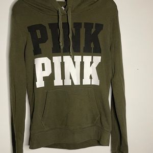 PINK by Victoria’s Secret- size XS - Olive - Hood